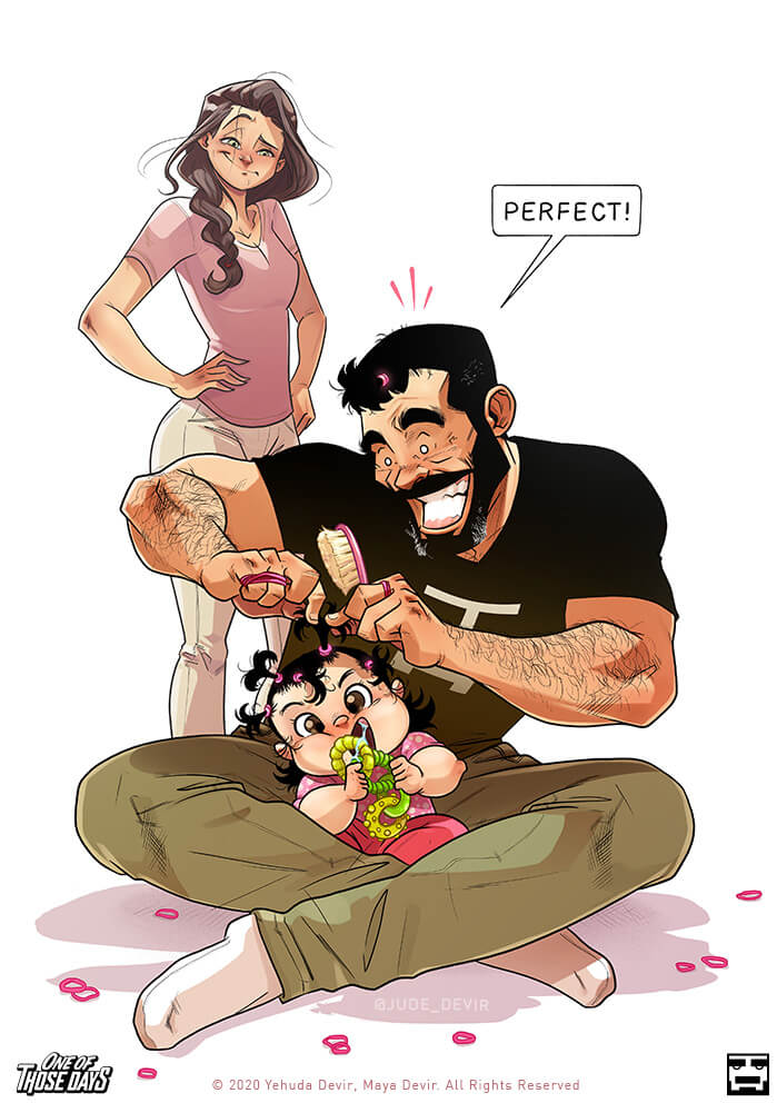 You Get To Create Masterpieces With Your Baby's Hair
