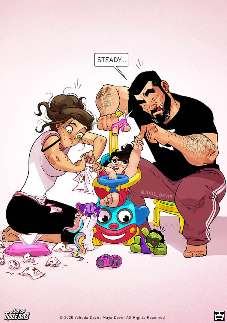 It Takes A Team To Complete All Baby Tasks