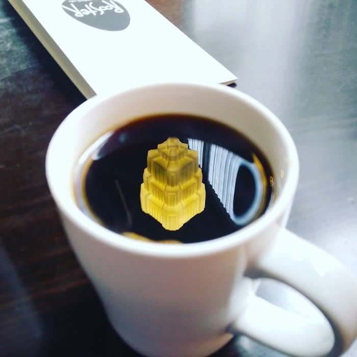 Tower Shaped Sugar Or Light Reflection