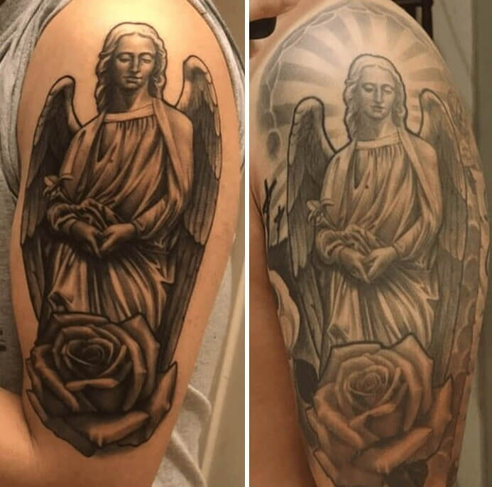 There's Only A Slight Fade With Tattoo