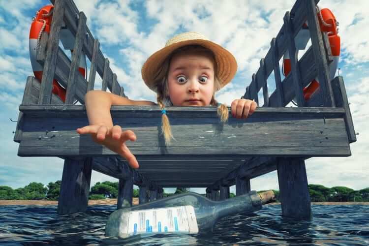 Text-Message In A Bottle