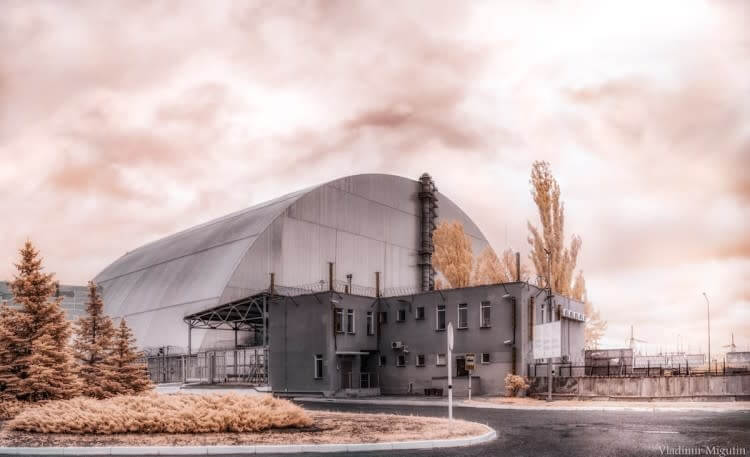 The Nuclear Power Plant Sarcophagus, Chernobyl Exclusion Zone