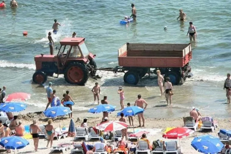 The Rare and Mysterious Beach Tractor